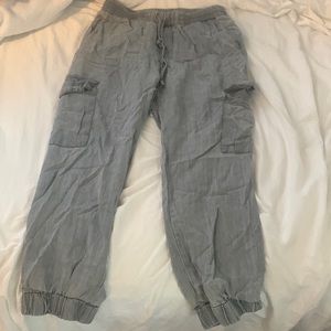 grey cargo pants size medium